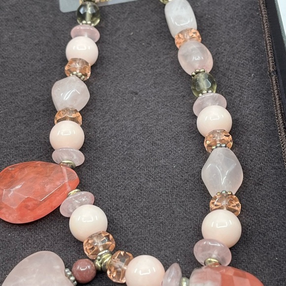 Vintage Ali-Khan Adjustable Gemstone Necklace with Sterling Silver Chain, 16-18" - Picture 11 of 16